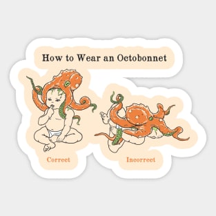 Octobonnet Sticker